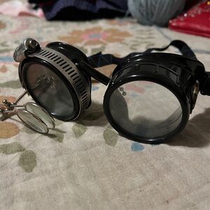 Black Steampunk Goggles